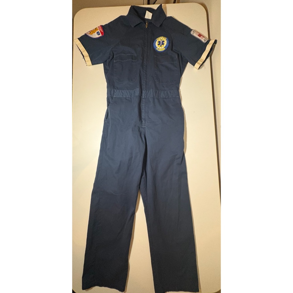 LifeFleet Atlantic Florida Paramedic Vintage Emergency Medical Uniform | Medium
